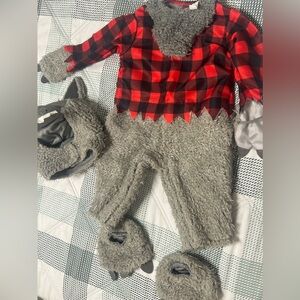 Baby Wolf Costume 0-6mo